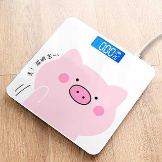 Cân điện tử heo hồng cute