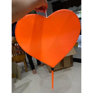 Lồng đèn tim nhiều màu có sẵn 20cm