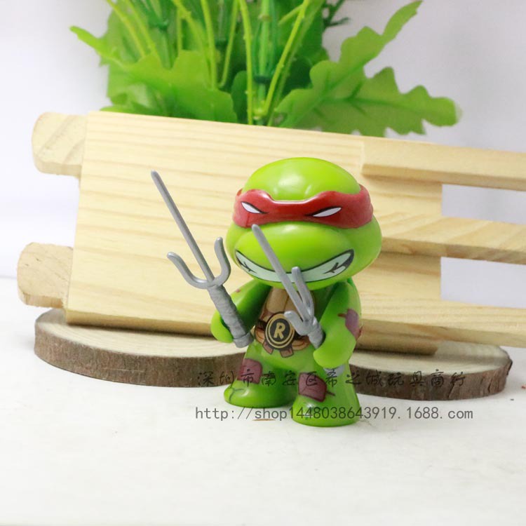 Set 4 Mô Hình Nhân Vật Hoạt Hình Ninja Rùa Trang Trí