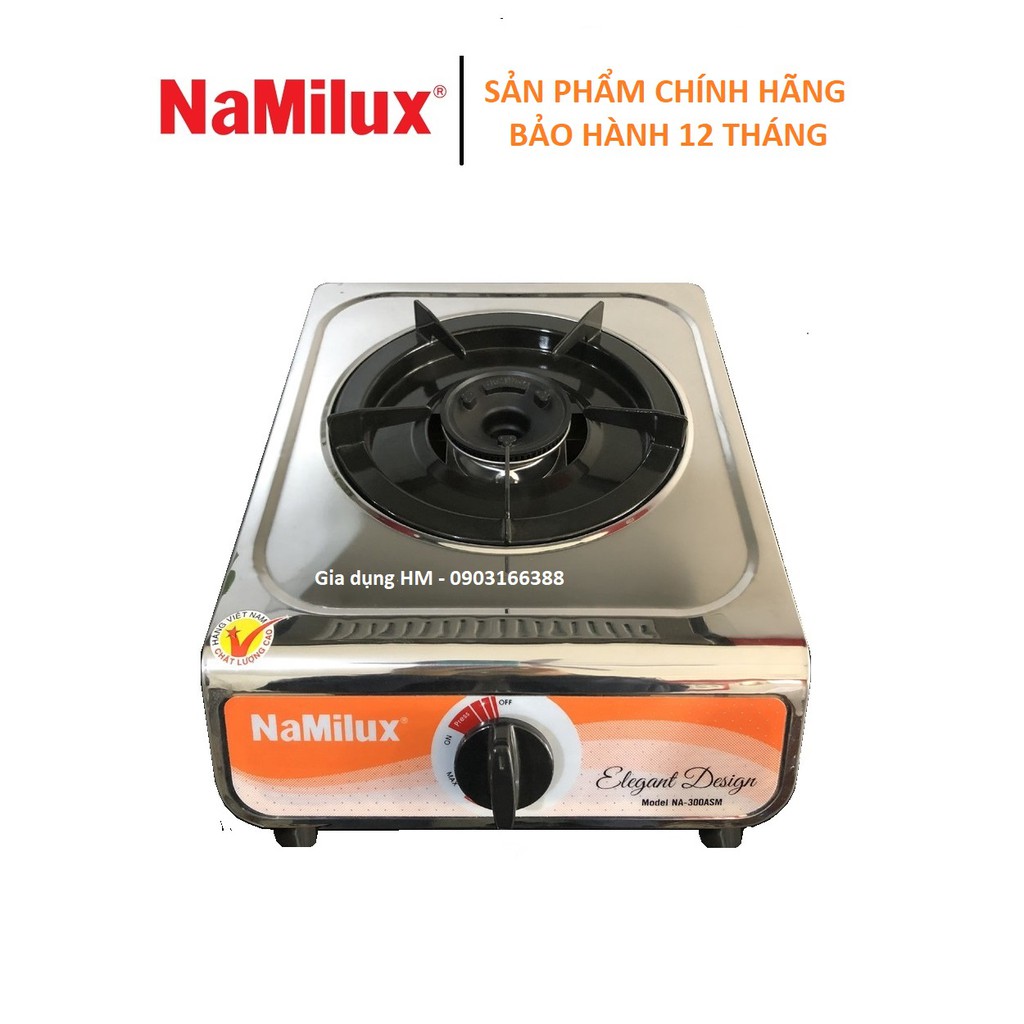 BẾP GAS [HÀNG CHÍNH HÃNG ] BẾP GA ĐƠN NAMILUX NA-300ASM - SANG TRỌNG, AN TOÀN , TIỆN LỢI