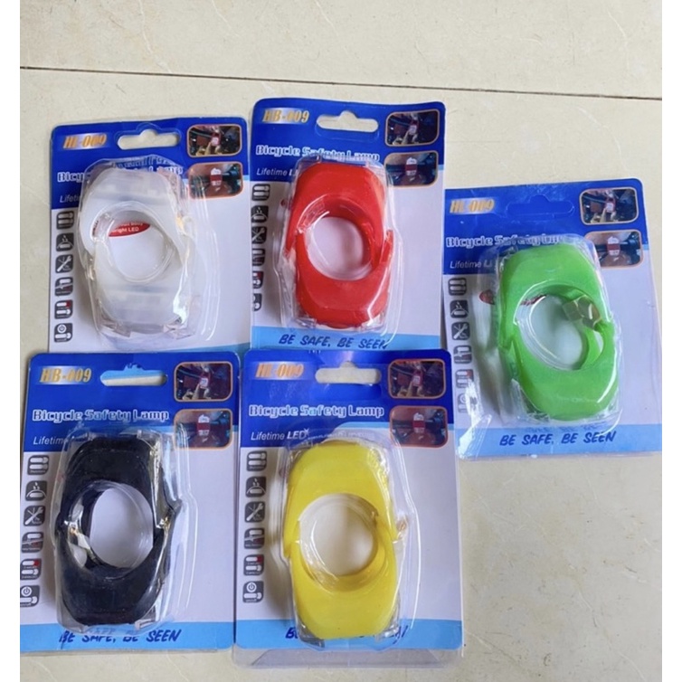 Đèn cảnh báo xe đạp đa năng gắn nhiều vị trí trên xe