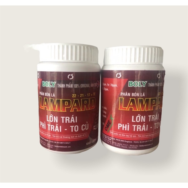 PHÂN BÓN LÁ 22-21-17 + TE LAMPARD 100gr
