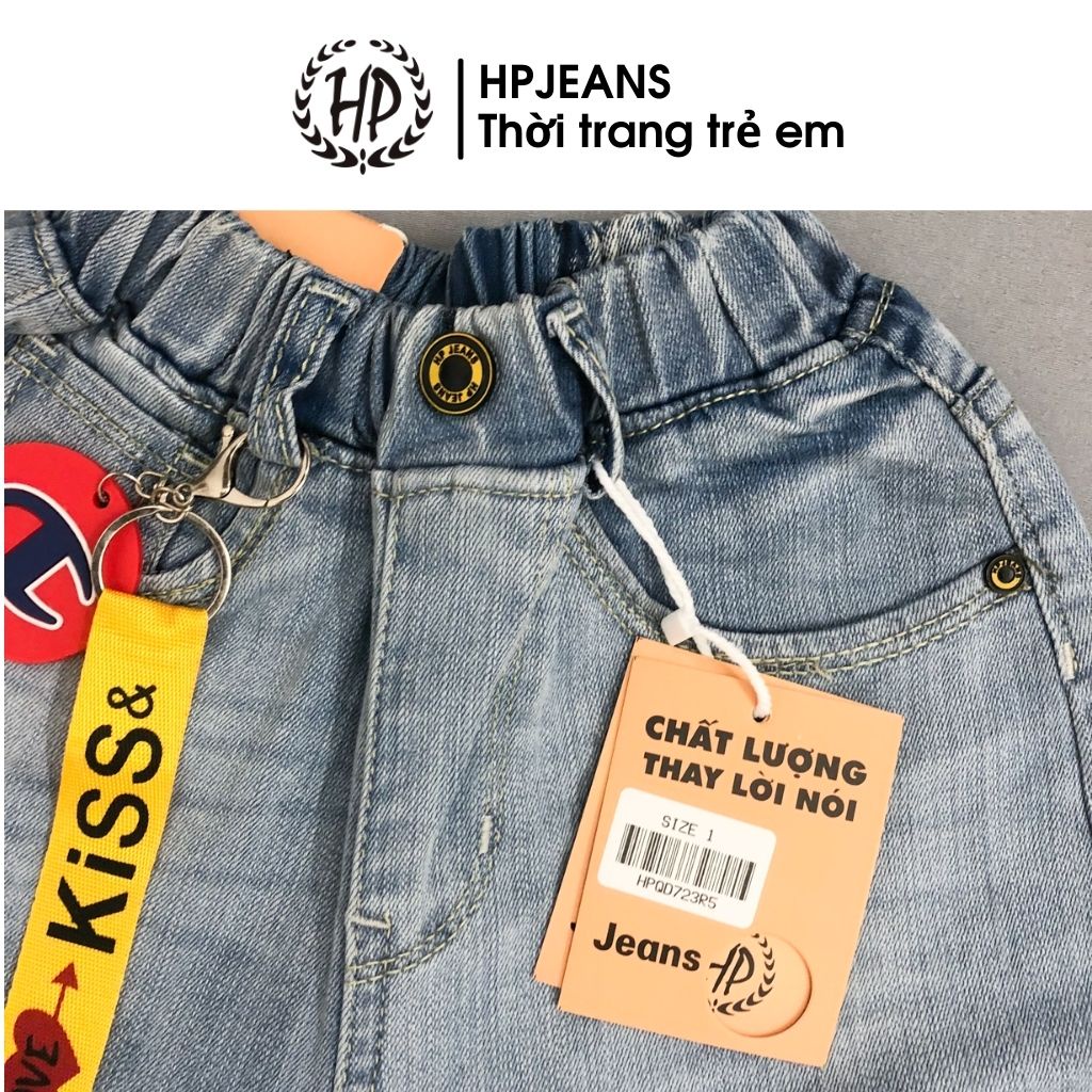 Quần Jean Bé Trai HPJEANS723 Quần Dài Cho Bé Trai HPjeans Co Bé Từ 5 Đến 8 Tuổi  [HP723]