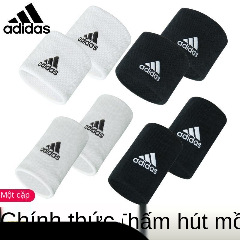 ❁▩♝Adidas Adidas thể thao cổ tay thấm mồ hôi nam và nữ bóng chuyền quần vợt bóng rổ thể dục chạy thủy triều bảo vệ cổ ta