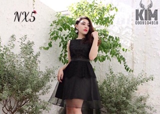 ĐẦM XOÈ REN QC (kèm hình thật)
