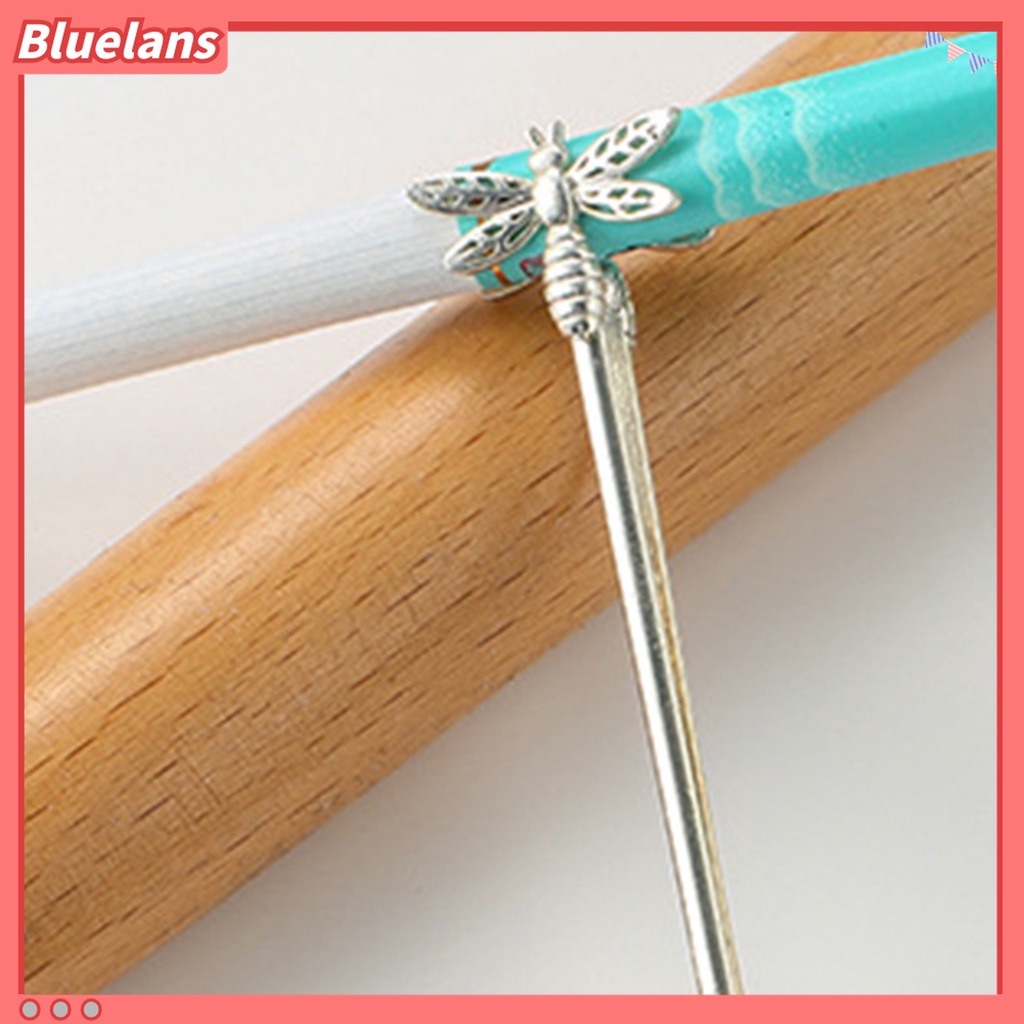 Nhẫn Giá Đỡ Bằng Đồng Hình Chuồn Chuồn Màu Sắc Tươi Sáng Có Thể Điều Chỉnh