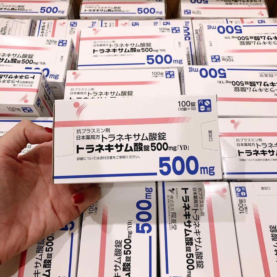 Viên Uống Trắng Da Transamin 500mg Nhật Bản Mờ Nám Tàn Nhang #TongKhoHANHJP