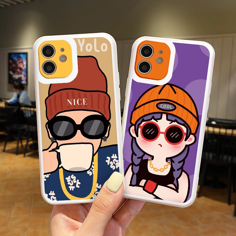 Ốp lưng iphone Quý cô ốp dẻo cạnh vuông ip 6 7 8 plus x xr xsmax 11/12/13promax tr009