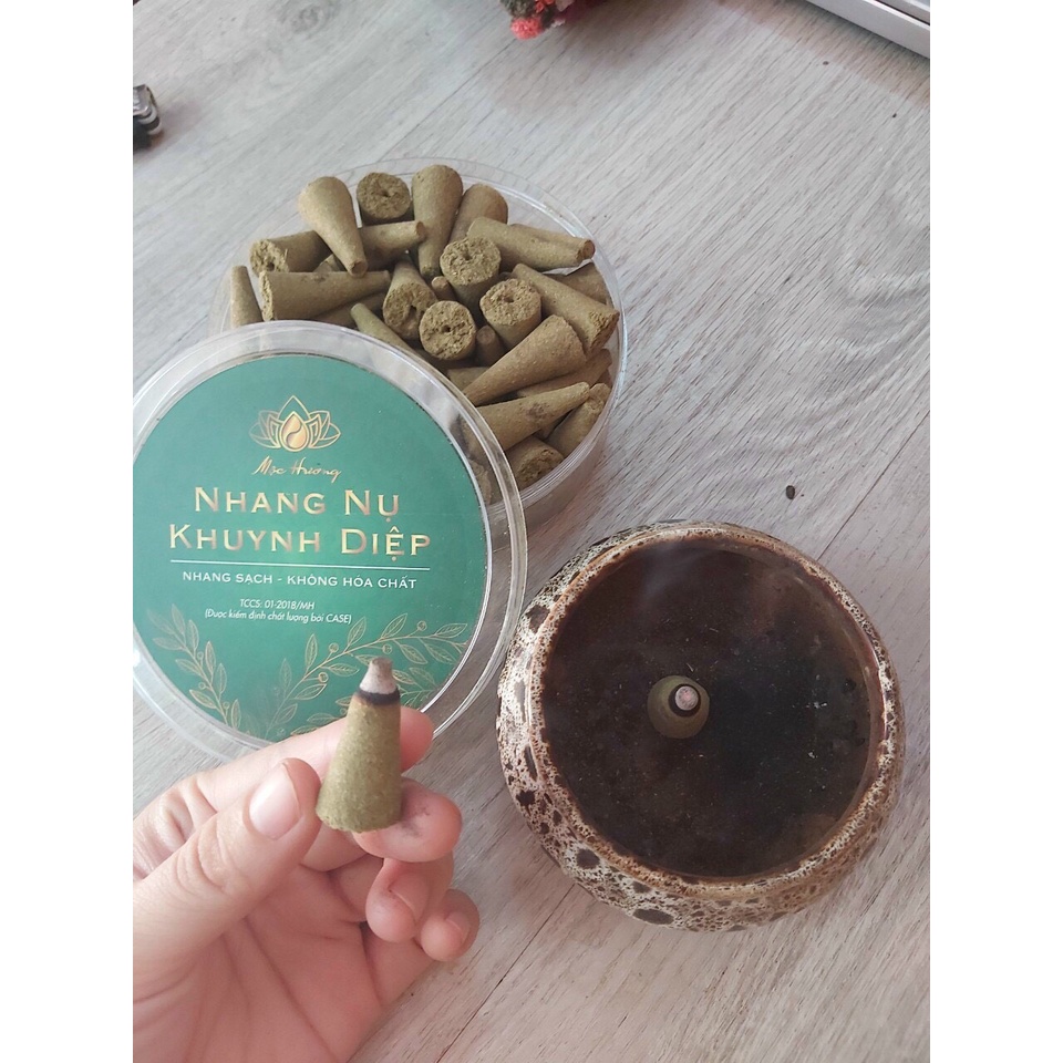 Nhang nụ sạch Mộc Hương 100% từ thiên nhiên, dùng cho lư và thác khói Hương Trầm Hương Trầm Sả Quế Khuynh Diệp Thảo Dược