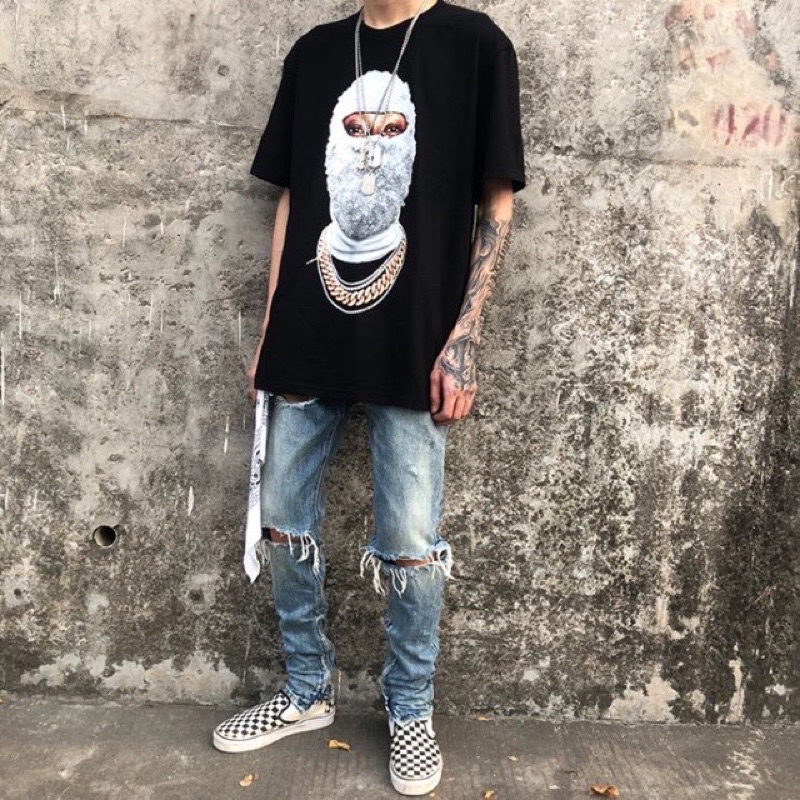 Áo Thun Đầu Người Unisex Đủ Size M L XL XXL