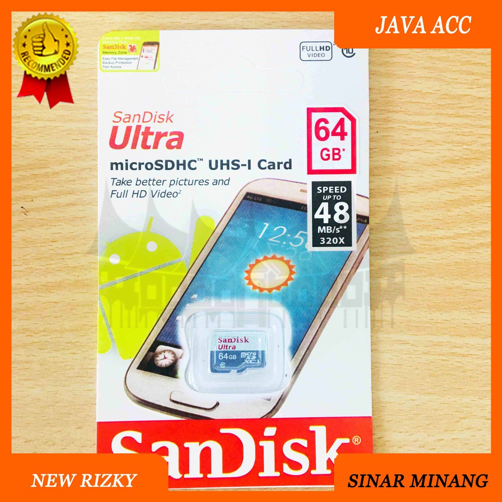 Thẻ Nhớ Sandisk 64gb Ultra Class 10 Micro Sd | BigBuy360 - bigbuy360.vn