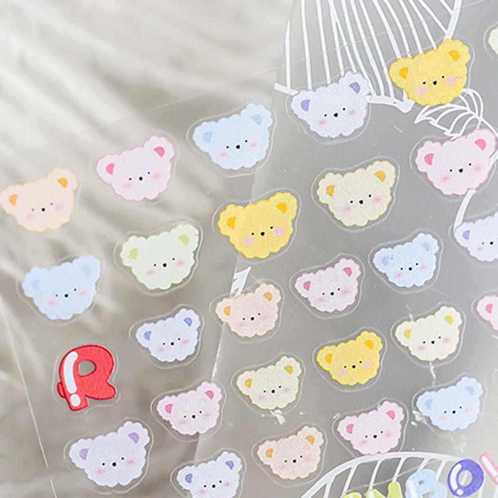 Miếng Dán Trang Trí Móng Tay 5D DIY Màu Sắc Kẹo Ngọt Xinh Xắn