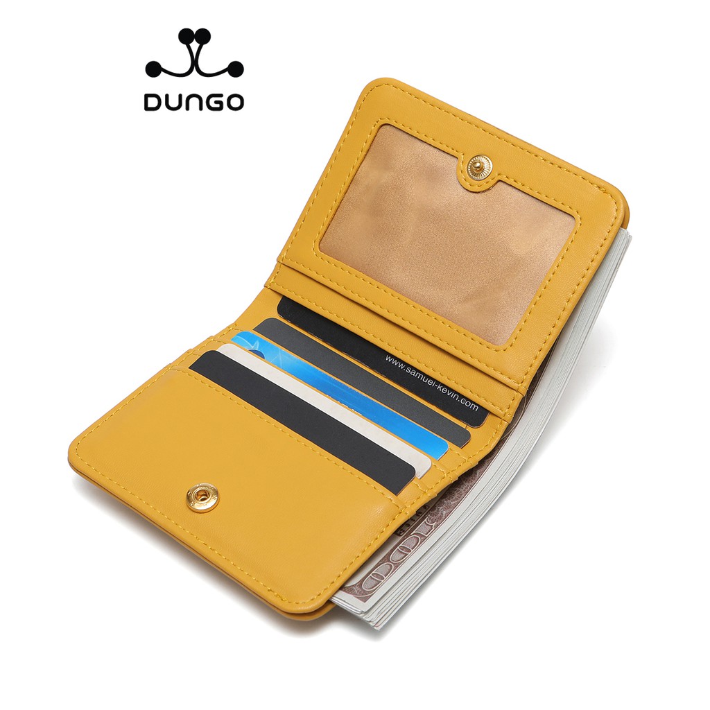 Ví Tiền JUST STAR Da Thật Mặt Trời Xanh Lá/ Vàng/ Trắng JU070705