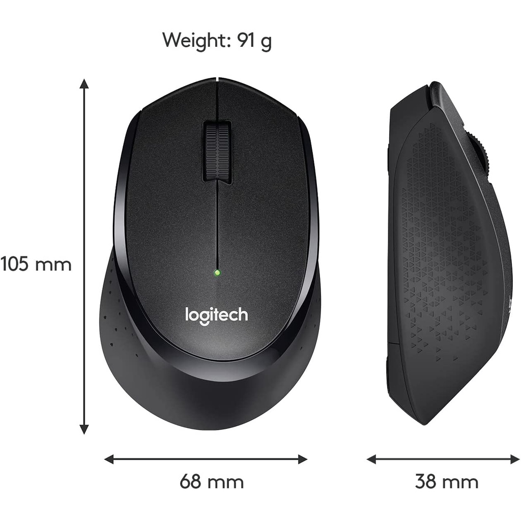 Chuột Không Dây Logitech M330 Silent Plus - Hàng Chính Hãng