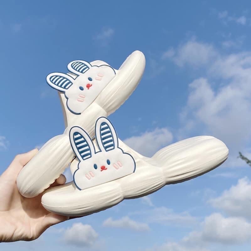 Dép bánh mì Dép đế cao đám mây cute có sẵn - Dép đi trong nhà ulzzang độn đế chống thấm nước