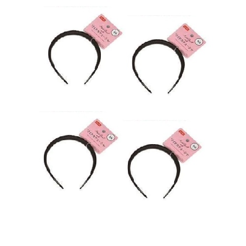 Daiso Cài Tóc Đen Wide Hairband Black
