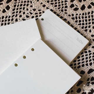 [Mã SKAMLTSM9 giảm 10% đơn 99K] [PAPER] Giấy refill sổ còng A5/A6