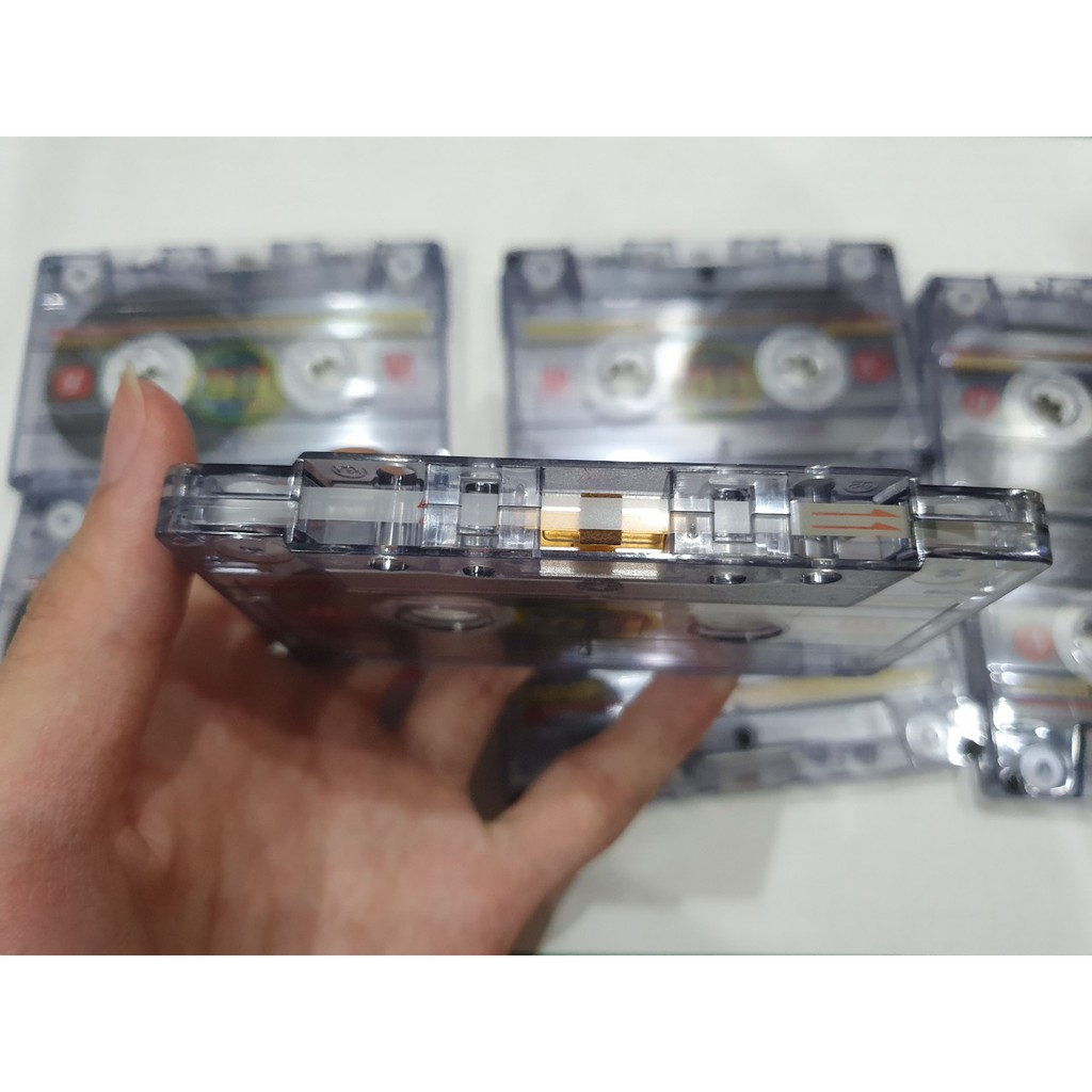 Combo 3 Băng Cassette Cũ 1 Nước Có Nhạc Các Hãng Có Thể Thâu Lại Được, Băng Cassette Cũ 95%