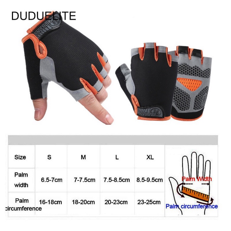 Găng tay bọc nửa ngón sử dụng đi xe đạp MTB chống trượt / tập thể thao DANA