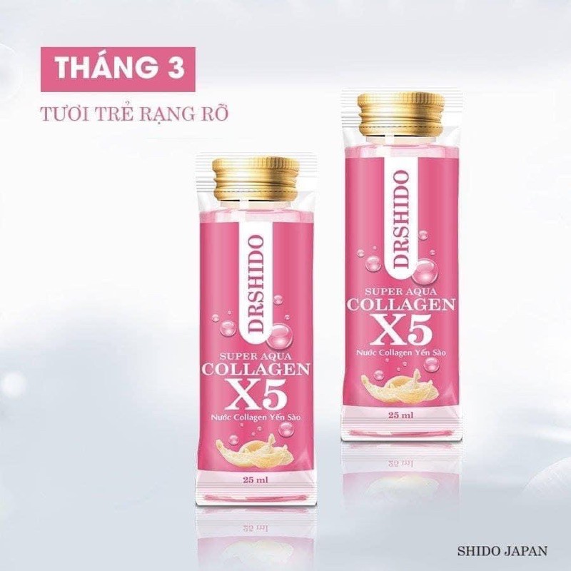 Collagen Yến Sào Nhật Bản Super Aqua Collagen X5