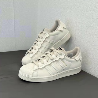 Giày Sneaker Nam Nữ Superstar Kem