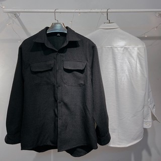 Sơ mi OAO đen trắng vải xước