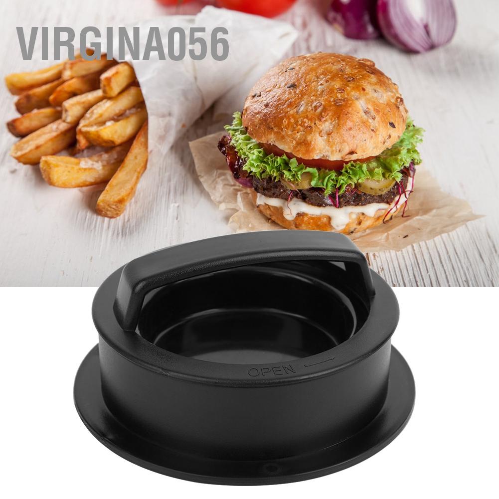 Virgina056 3 in 1 Function Burger Meat Press Hamburger Mold Making Tool Household Kitchen Supplies