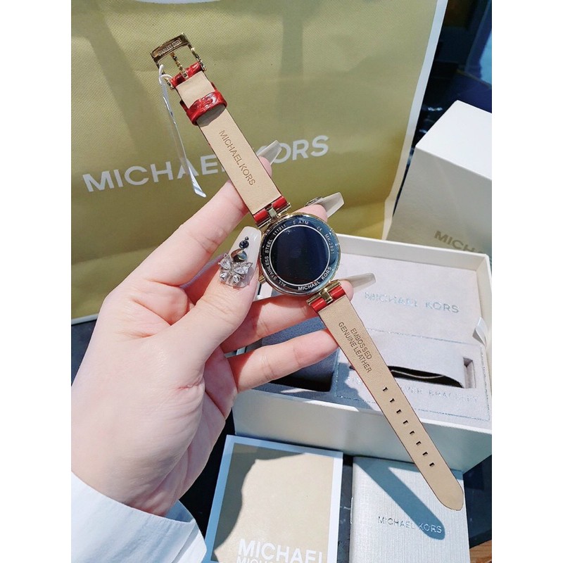 [Có clip]Set đồng hồ nữ Dây Da Michael Kors MK2890