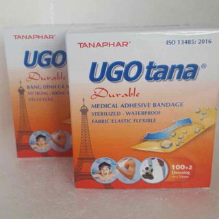 Băng cá nhân y tế - Urgotana (Hộp 100 + 2 miếng)