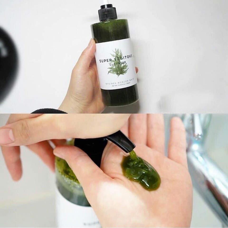 [MĨ PHẨM CHÍNH HÃNG] [SỮA RỬA MẶT] SỮA RỬA MẶT WONDER BATH SUPER VEGITOKS CLEANSER | BigBuy360 - bigbuy360.vn