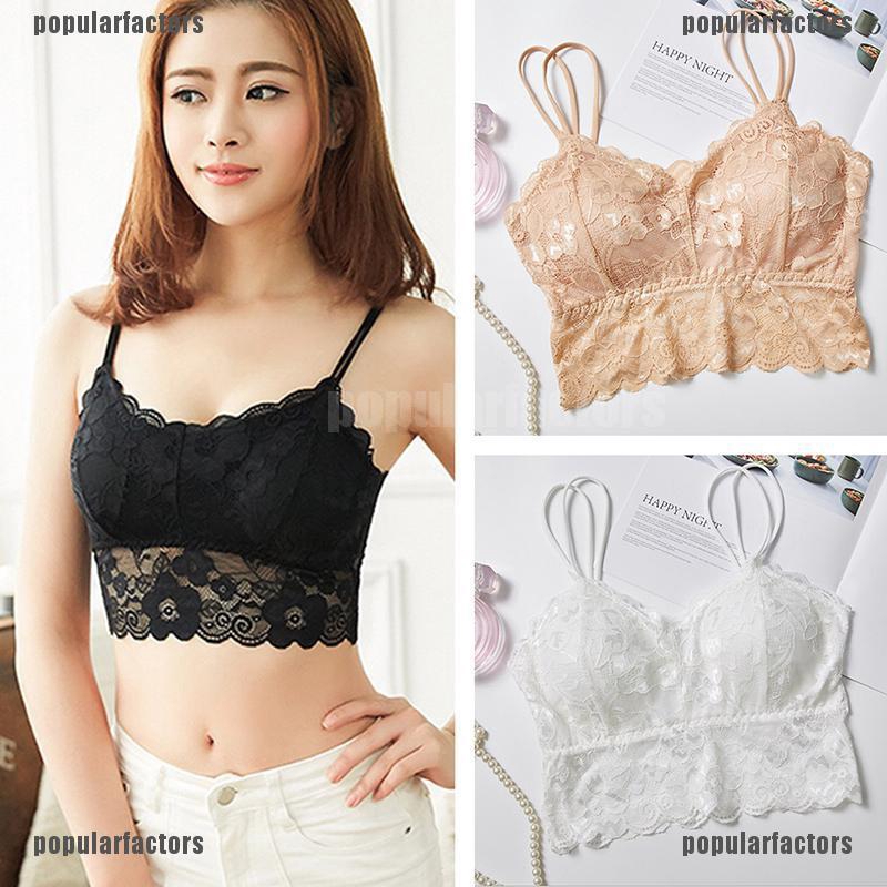 Áo ngực màu sắc đơn giản với họa tiết ren hoa polyester dùng cho nữ quyến rũ