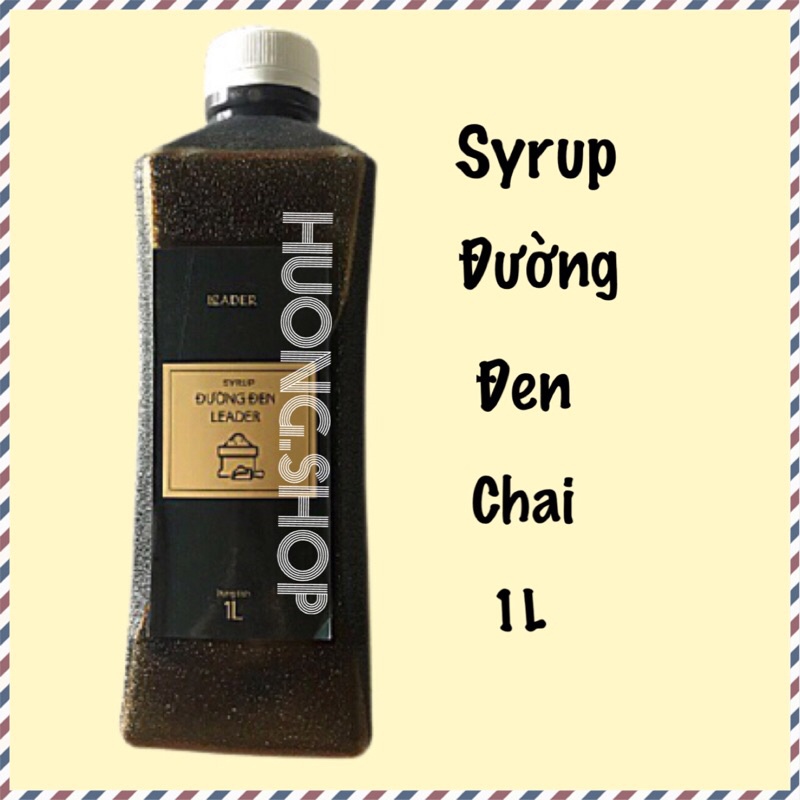 Syrup đường đen leader 1 lit , đậm đặc , thơm ngon