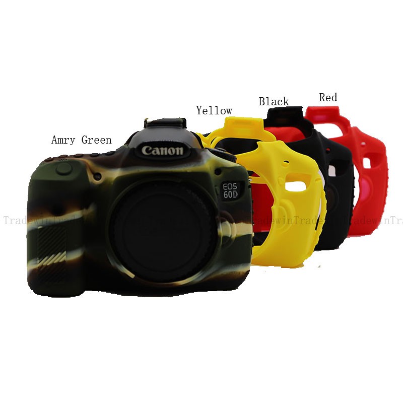 Silicone Vỏ Silicon Bảo Vệ Thân Máy Ảnh Canon Eos 60d