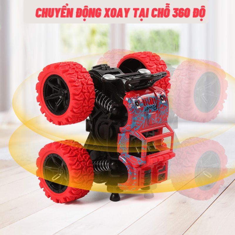 Xe ô tô đồ chơi địa hình quán tính , ô tô mini, bánh đà cho bé, trẻ em