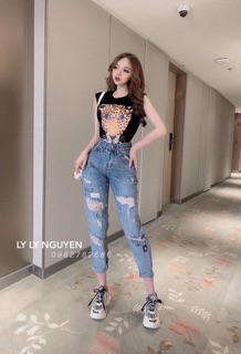 SET ÁO THUN CỌP + QUẦN JEAN