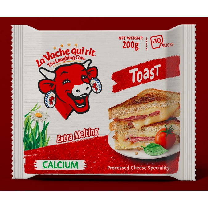 Phô Mai Lát Con Bò Cười La Vache Qui Rit Toast 200G