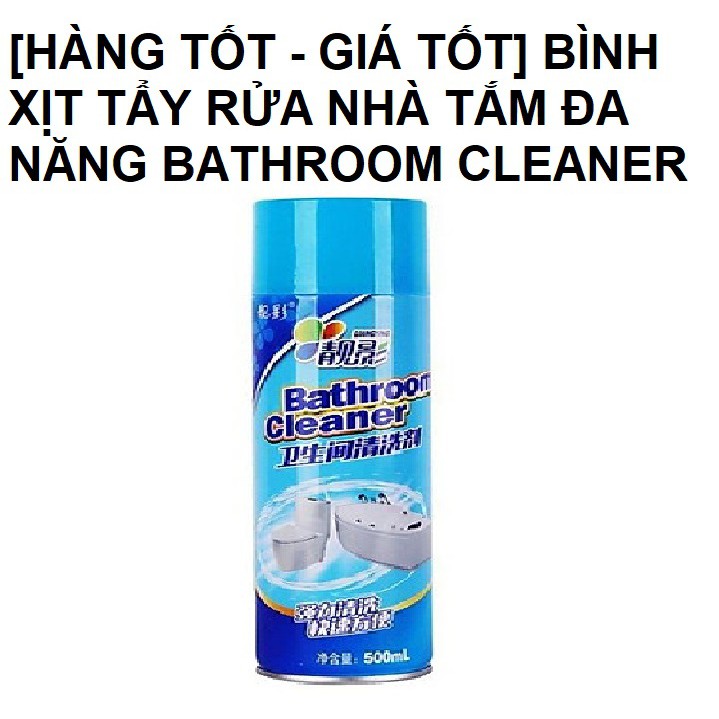 [HÀNG TỐT - GIÁ TỐT] BÌNH XỊT TẨY RỬA NHÀ TẮM ĐA NĂNG BATHROOM CLEANER