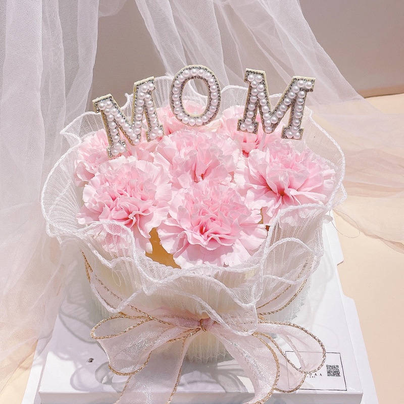 [SIÊU RẺ❤️] – Que cắm chữ MOM - Trang trí bánh sinh nhật bánh kem