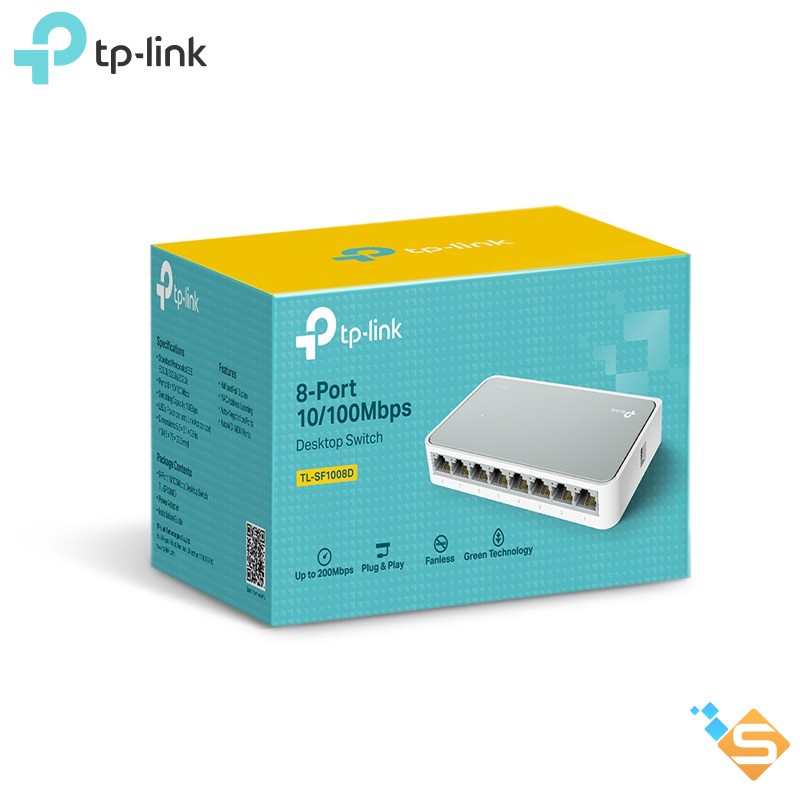 Bộ Chia Mạng Để Bàn TP-LINK 8 cổng 5 cổng  Tốc Độ 10/100Mbps TL-SF1005D TL-SF1008D - Bảo Hành Chính Hãng 24 Tháng