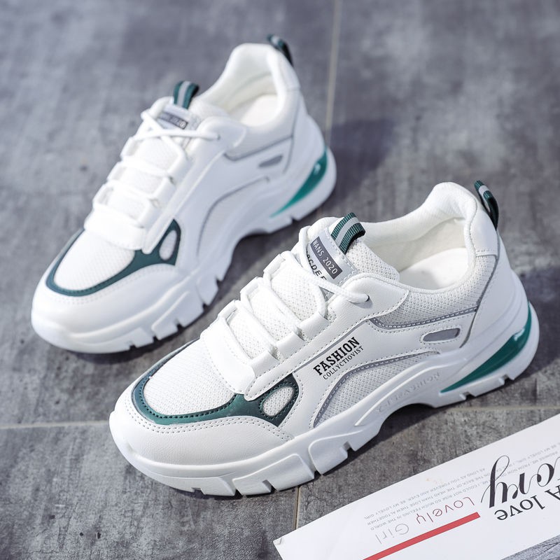 (FREESHIP)Giày thể thao nữ sneaker đế cao giá rẻ hàng hiệu chính hãng siêu nhẹ hot 2021 TAMI-AA0101