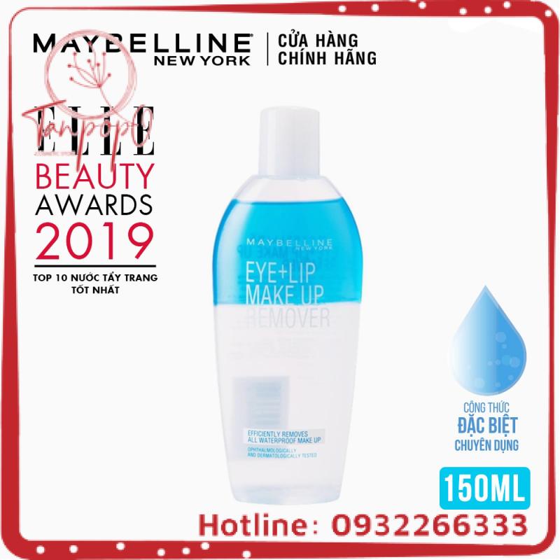 Nước Tẩy Trang Mắt và Môi Chuyên Dụng 2 lớp Maybelline New York Eye & Lip Makeup Remover 150ml