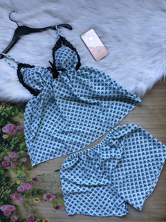 Set bộ voan mặc nhà mát mẻ