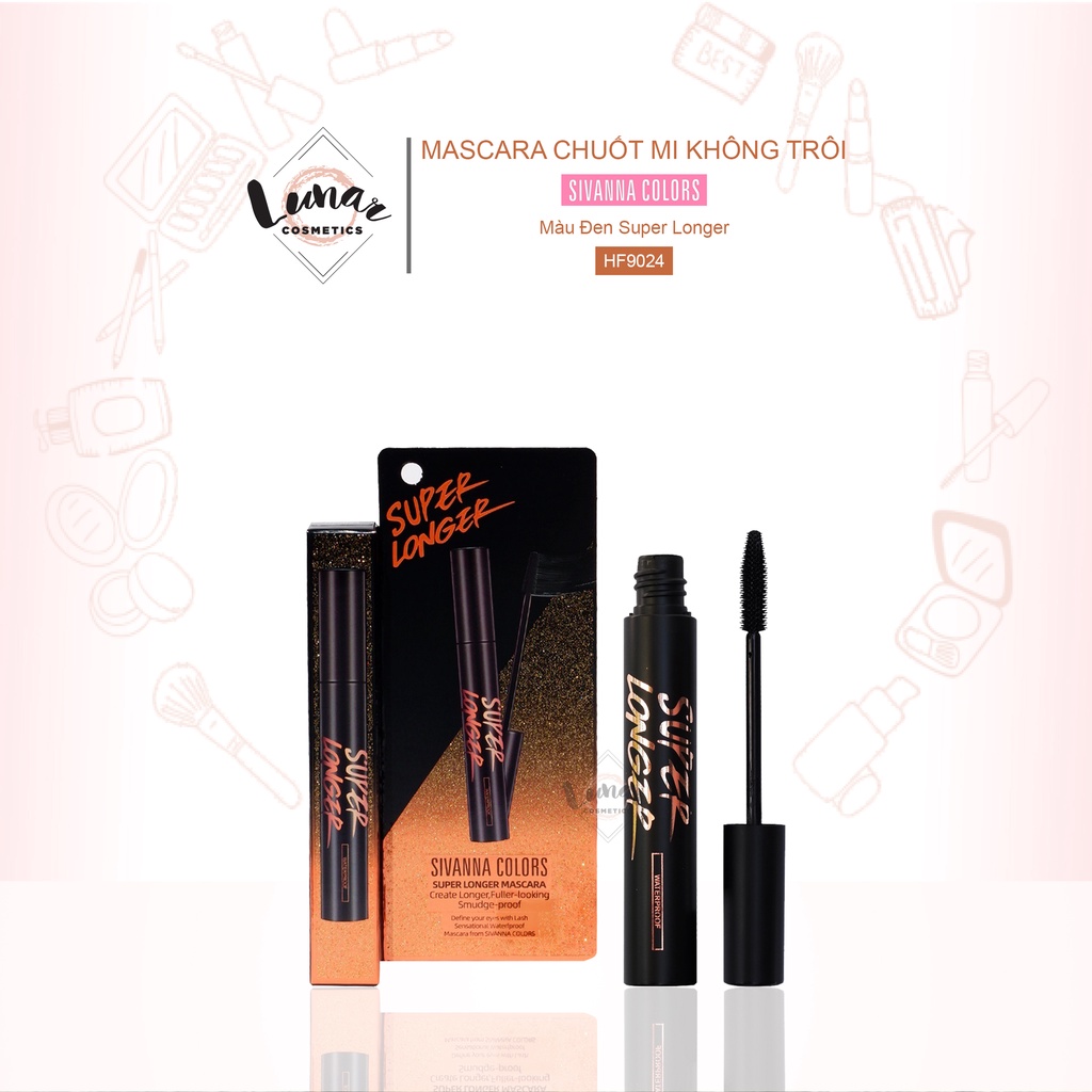 Mascara Chuốt Mi Không Trôi Màu Đen Sivanna Super Longer HF9024