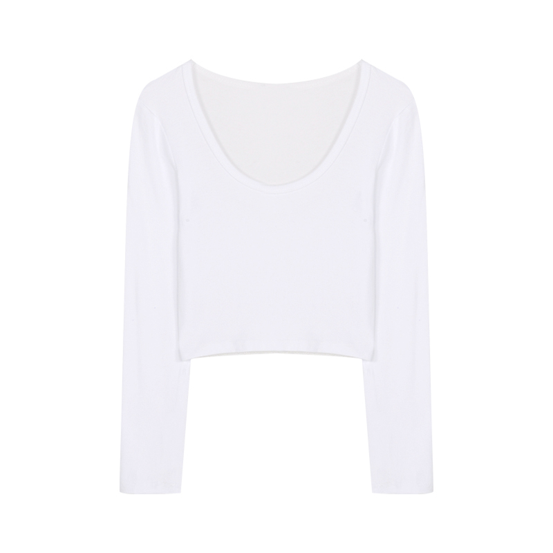 DUNEA Áo Thun Tay Dài Ôm Dáng Thời Trang Trẻ Trung Cho Nữ