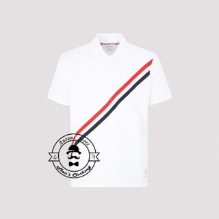 Áo Polo Thom Browne Viền Chéo