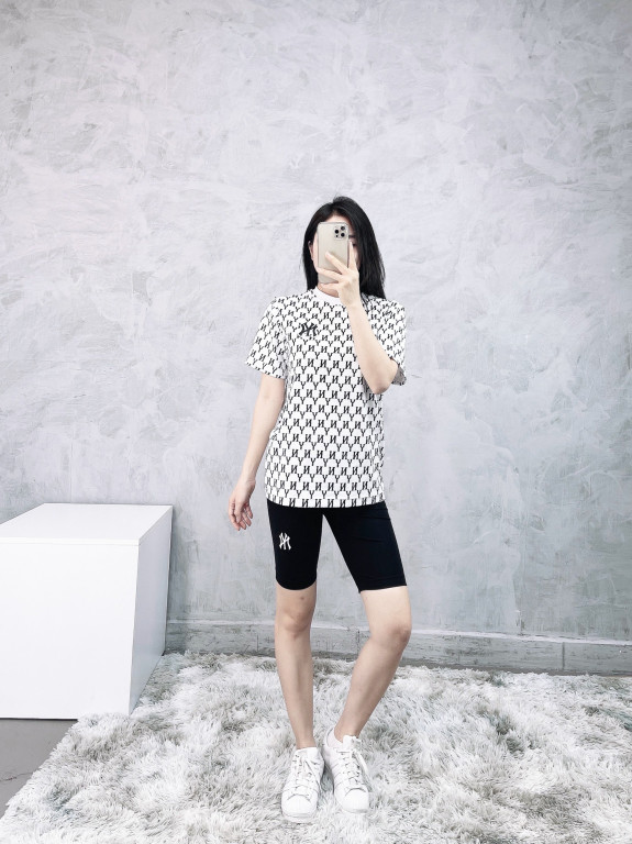 (HÀNG XUẤT XỊN) Áo họa tiết NY015 M/I/b Monogram Overfit Tee Made in Cambodia full tag code