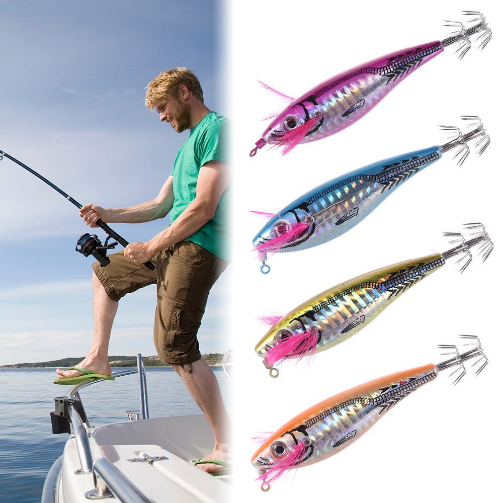 Mồi Câu Cá Giả Hình Con Tôm Bằng Gỗ