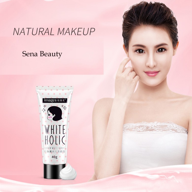 Kem làm trắng da nâng tông tức thì Images White Holic 40g Senabeauty