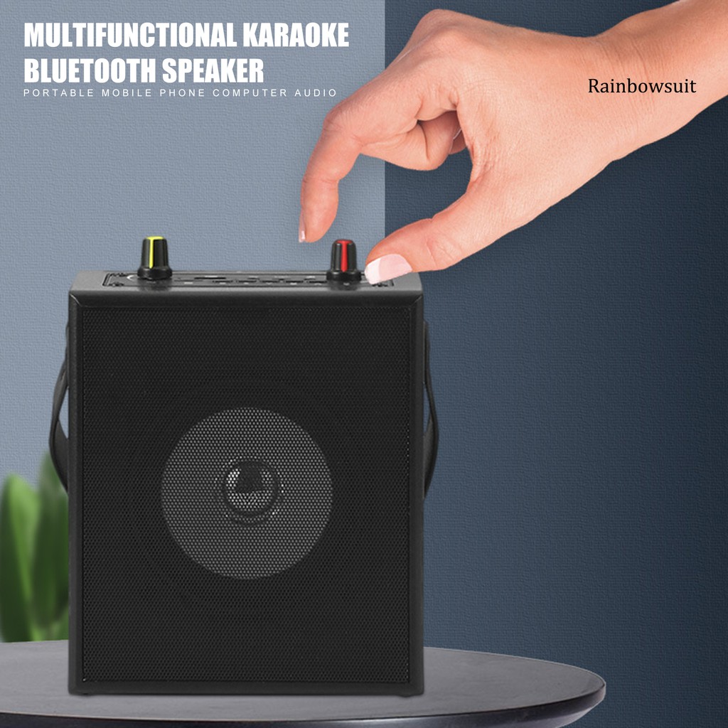 Loa Bluetooth Rb-K10 Bằng Gỗ Kèm Phụ Kiện