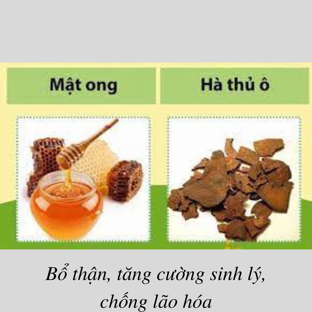 Viên hà thủ ô mật ong, hà thủ ô mật ong bổ máu, tăng cường sinh lý Trà Hoa Cô Ba